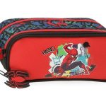 SPIDERMAN URBAM prazna pernica sa 2 pregrade - crvena