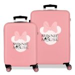 MINNIE HEADS dečiji set kofera 2/1 - pink