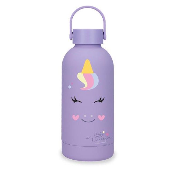 ROLL ROAD HAPPY PETS dečiji termos 350 ml - ljubičasta