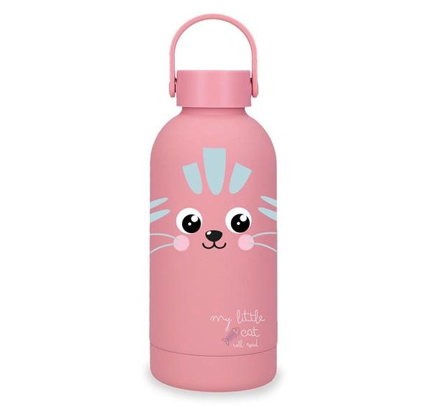 ROLL ROAD HAPPY PETS dečiji termos 350 ml - sky blue