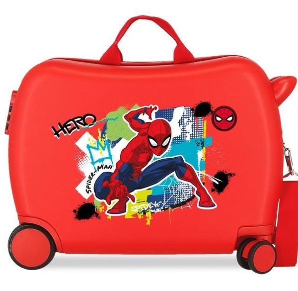 SPIDERMAN URBAN dečiji kofer na točkićima - crvena