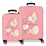 MOVOM WIL SPIRIT dečiji set kofera 2/1 - powder pink