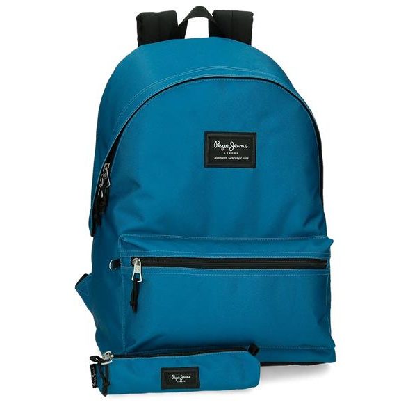 PEPE JEANS Set ranac i pernica - plava