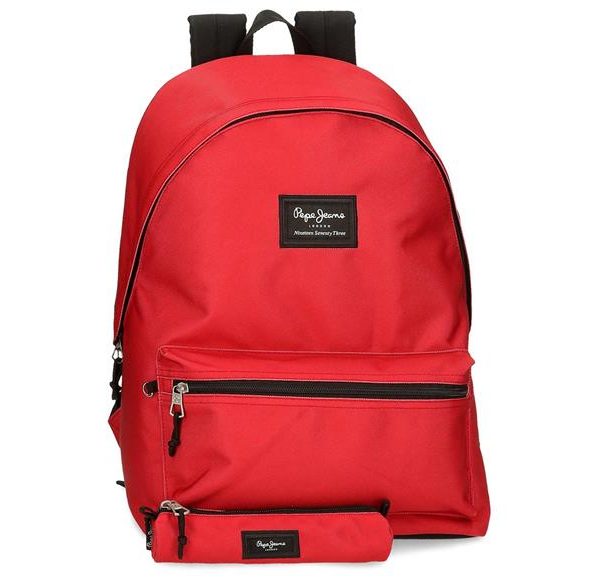 PEPE JEANS Set ranac i pernica - crvena