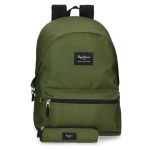 PEPE JEANS Set ranac i pernica - tamno zelena