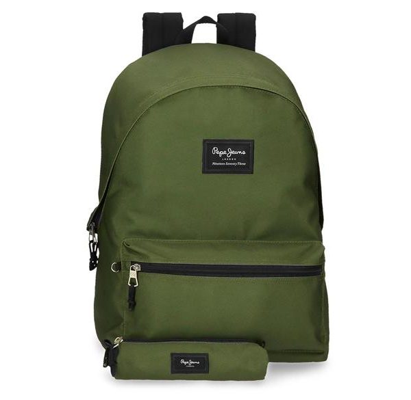 PEPE JEANS Set ranac i pernica - tamno zelena