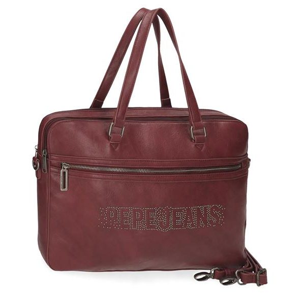 PEPE JEANS BERA torba za laptop - bordo