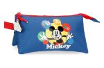 MICKEY PEEK A BOO prazna pernica sa 3 pregrade - plava