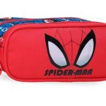 SPIDERMAN AUTHENTIC prazna pernica sa 2 pregrade - crvena