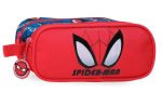 SPIDERMAN AUTHENTIC prazna pernica sa 2 pregrade - crvena