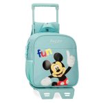 MICKEY FUN WITH FRIENDS ranac za vrtić sa točkićima - tirkizna