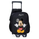 MICKEY CHEERFUL ranac za vrtić sa točkićima - crna