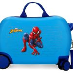 SPIDERMAN ATTACK dečiji kofer na točkićima - plava