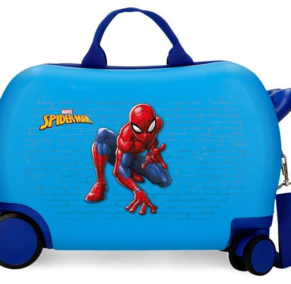 SPIDERMAN ATTACK dečiji kofer na točkićima - plava