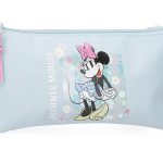 MINNIE HAPPY prazna pernica sa 3 pregrade - sky blue
