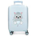 ROLL ROAD HAPPY PETS dečiji kofer 50 cm - sky blue
