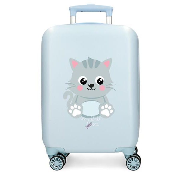 ROLL ROAD HAPPY PETS dečiji kofer 50 cm - sky blue