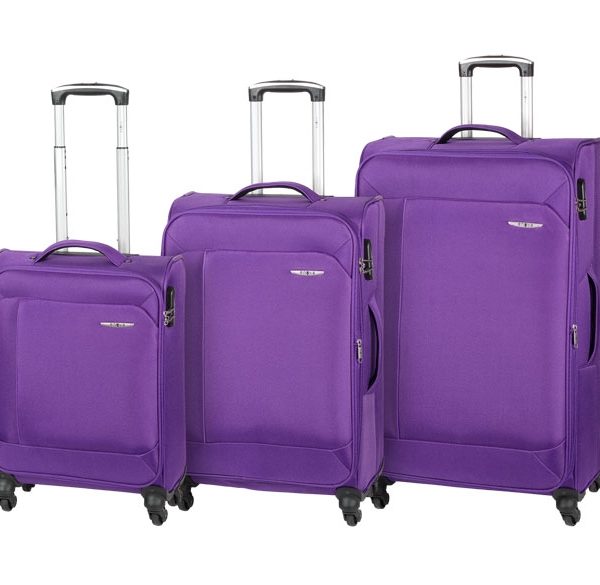 ENOVA Set kofera 3/1 - ljubičasta