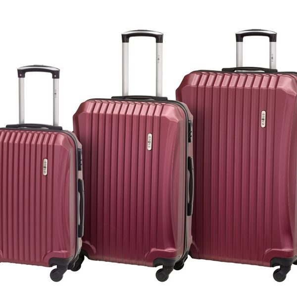 ENOVA ABS Set kofera 3/1 - bordo