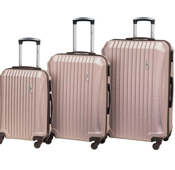 ENOVA ABS Set kofera 3/1 - champagne