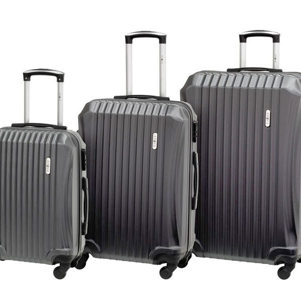 ENOVA ABS Set kofera 3/1 - tamno siva