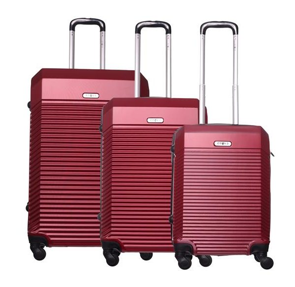 ENOVA ABS Set kofera 3/1 - bordo