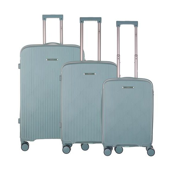 ENOVA PP Set kofera 3/1 - dark sea green