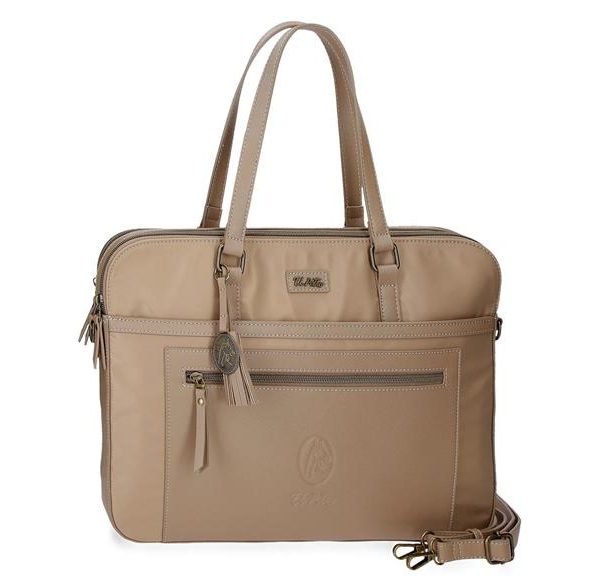 EL POTRO Torba za laptop - bež
