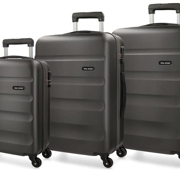 ROLL ROAD FLEX set kofera 3/1 - tamno siva