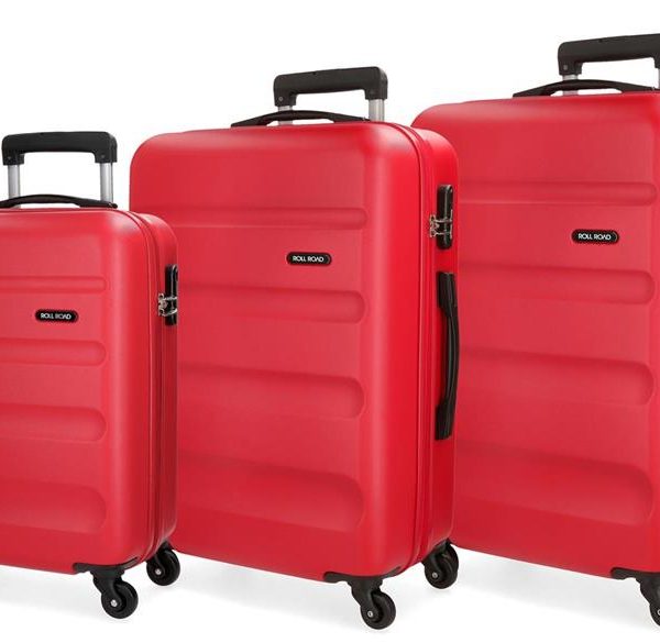 ROLL ROAD FLEX set kofera 3/1 - crvena