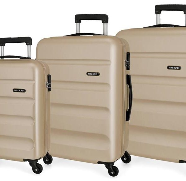 ROLL ROAD FLEX set kofera 3/1 - champagne
