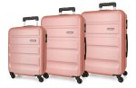 ROLL ROAD FLEX set kofera 3/1 - powder pink
