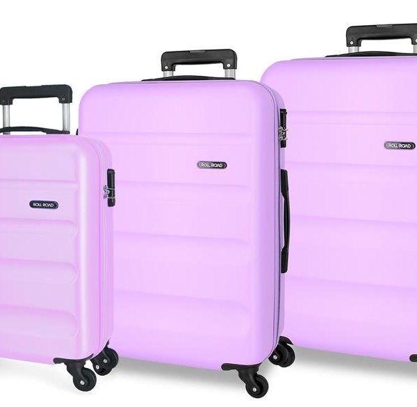 ROLL ROAD FLEX set kofera 3/1 - ljubičasta
