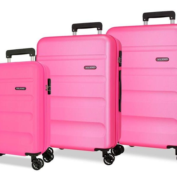 ROLL ROAD FLEX set kofera 3/1 - pink