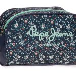 PEPE JEANS ALENKA ženski neseser sa 2 pregarde - teget