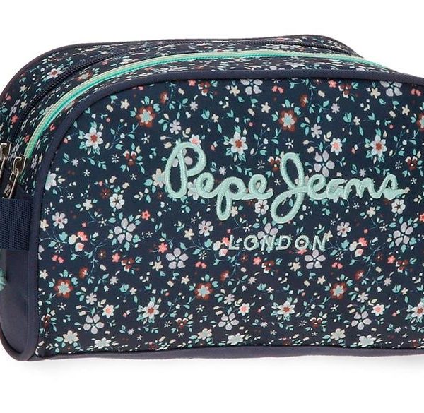 PEPE JEANS ALENKA ženski neseser sa 2 pregarde - teget