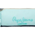 PEPE JEANS DALMA prazna pernica - tirkizna