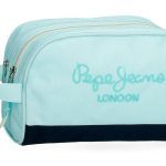 PEPE JEANS DALMA ženski neseser sa 2 pregrade - tirkizna