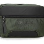 PEPE JEANS BROMLEY muški neseser sa 2 pregrade - tamno zelena