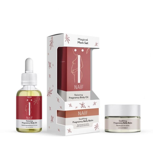 Naif care set za trudnice, balzam i ulje