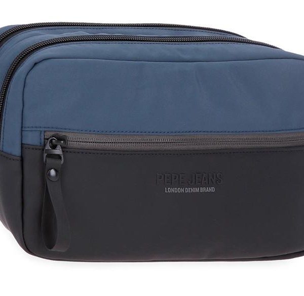 PEPE JEANS SAIL UP muški neseser sa 2 pregrade - teget