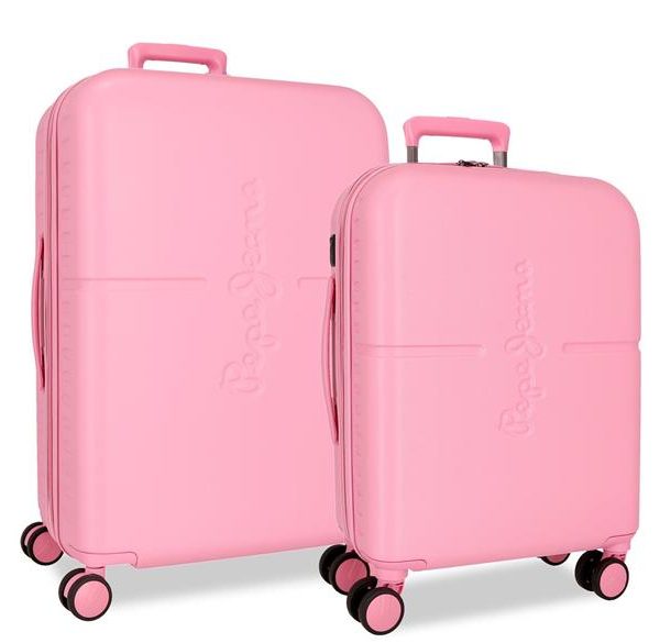 PEPE JEANS ABS Set kofera 2/1 - pink
