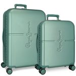 PEPE JEANS ABS Set kofera 2/1 - zelena