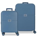 PEPE JEANS ABS Set kofera 2/1 - tamno plava