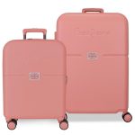 PEPE JEANS ABS Set kofera 2/1 - powder pink