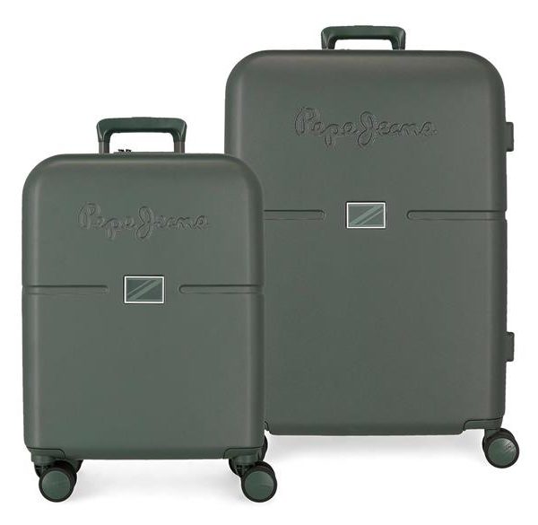 PEPE JEANS ABS Set kofera 2/1 - tamno zelena