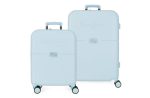 PEPE JEANS ABS Set kofera 2/1 - sky blue