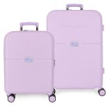PEPE JEANS ABS Set kofera 2/1 - pink