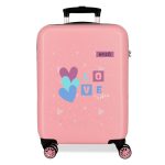 ENSO LOVE VIBES dečiji kofer 55 cm - pink