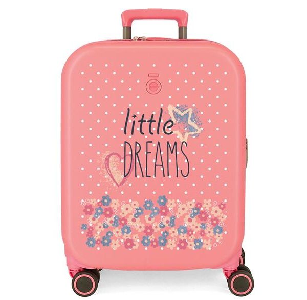 ENSO LITTLE DREAMS dečiji kofer 55 cm - koralna